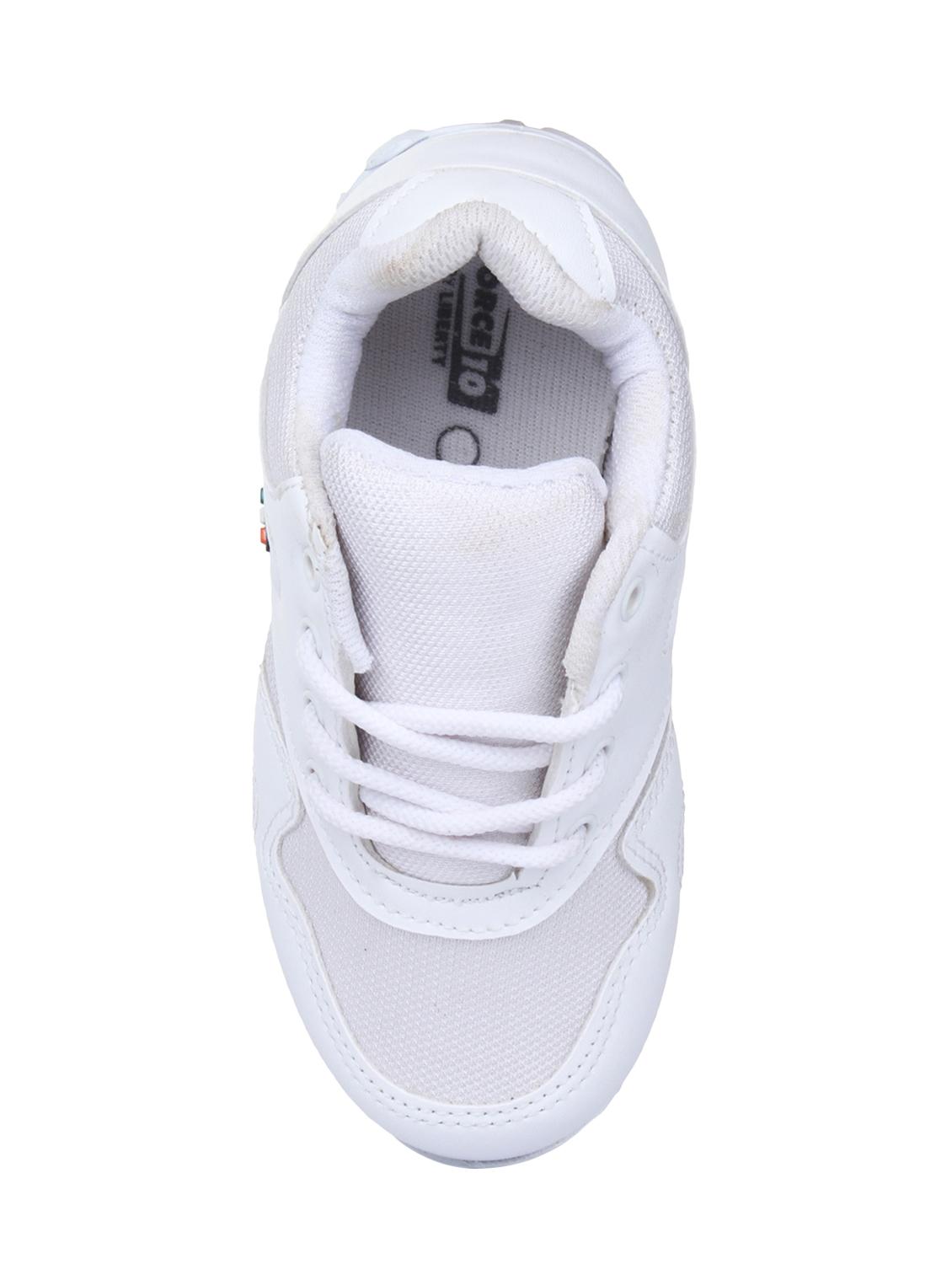 liberty white mesh lace up sport shoes - 16525266 - Zoom Image - 4