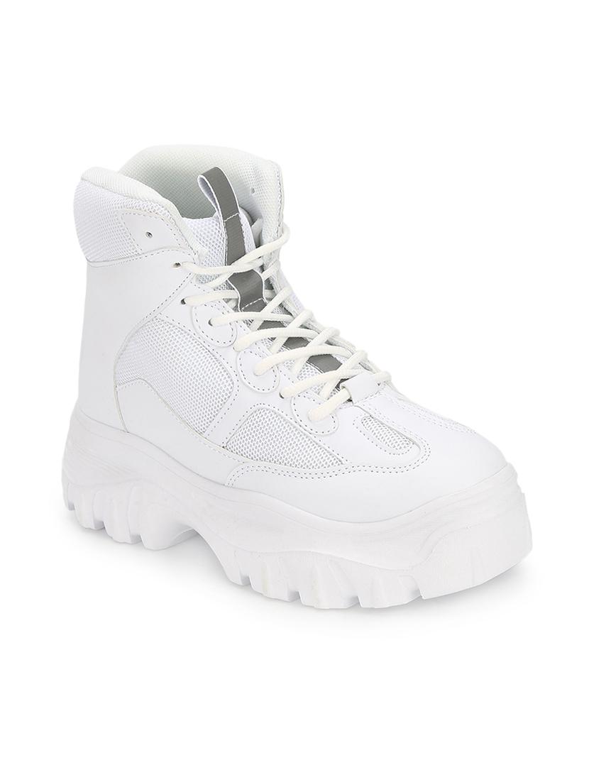 white lace-up boots - 16525924 - Zoom Image - 1