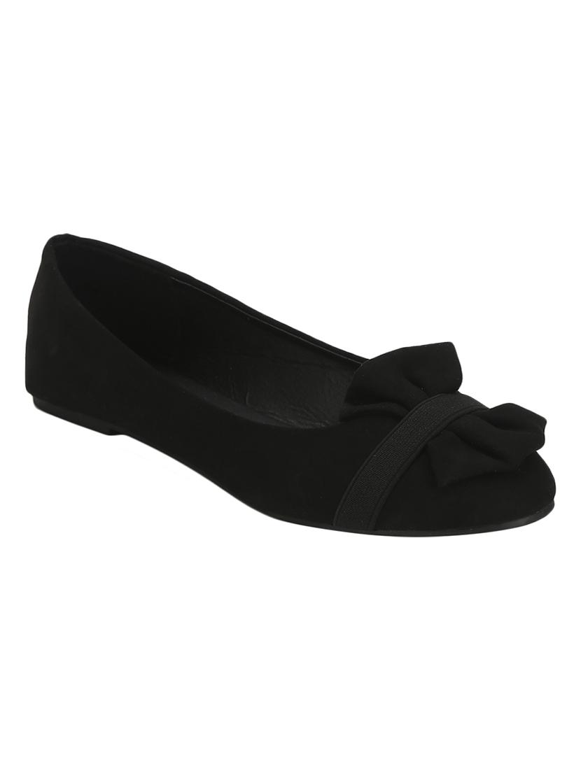 black slip on ballerinas - 16525960 - Zoom Image - 1