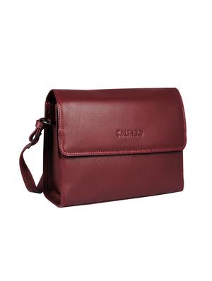 brown leather regular sling bag - 16526357 - Standard Image - 4