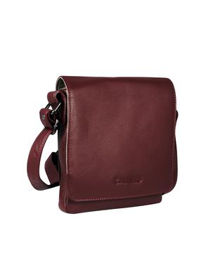 brown leather regular sling bag - 16526365 - Standard Image - 4