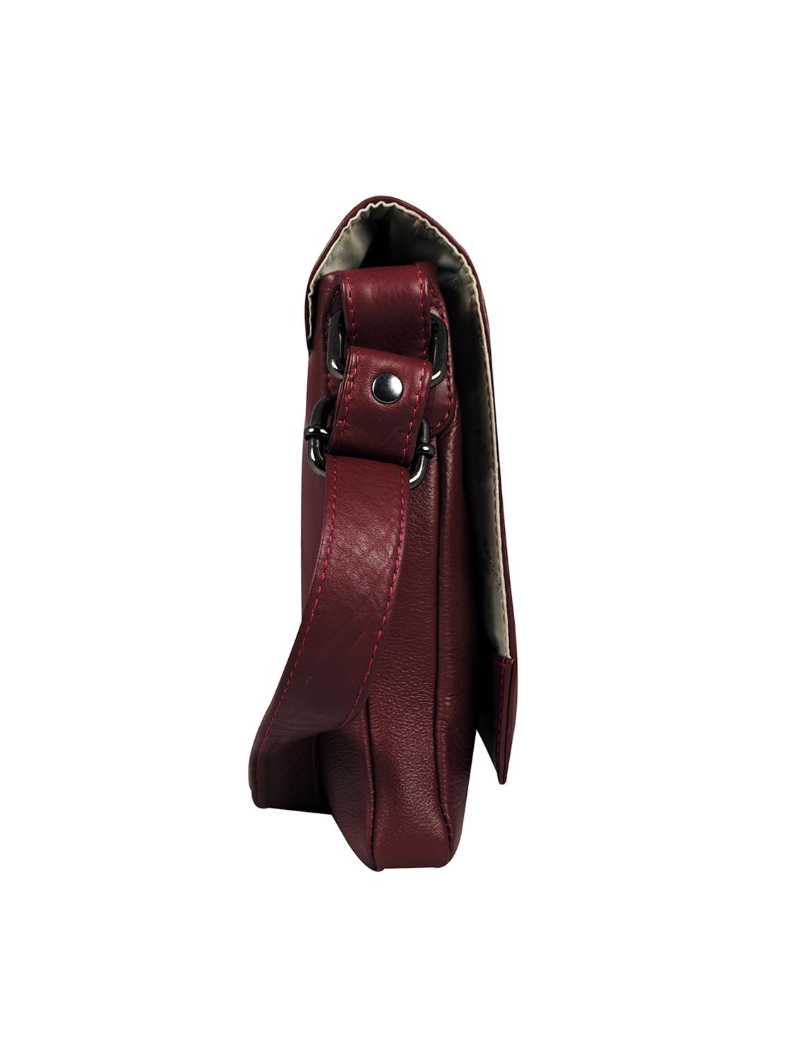 brown leather regular sling bag - 16526365 - Zoom Image - 5
