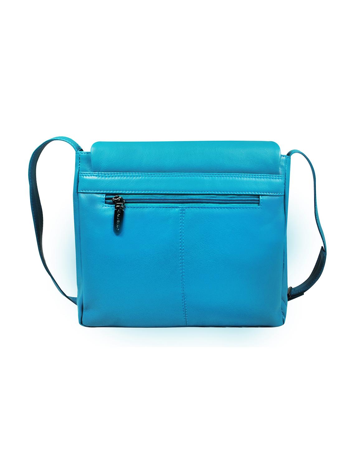 blue leather regular sling bag - 16526374 - Zoom Image - 2