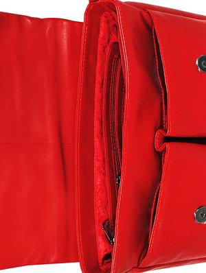 red leather regular sling bag - 16526376 - Standard Image - 3