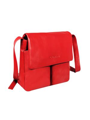 red leather regular sling bag - 16526376 - Standard Image - 4