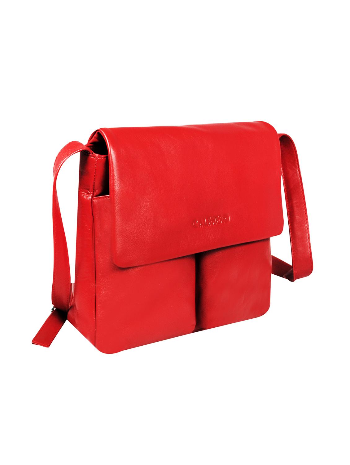 red leather regular sling bag - 16526376 - Zoom Image - 4
