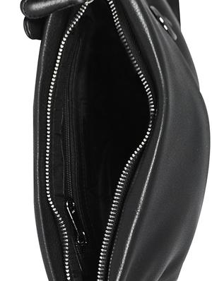 black leather regular sling bag - 16526378 - Standard Image - 3
