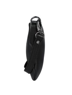 black leather regular sling bag - 16526378 - Standard Image - 5