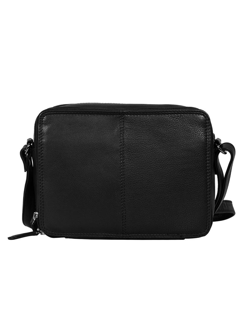 black leather regular sling bag - 16526399 - Zoom Image - 2