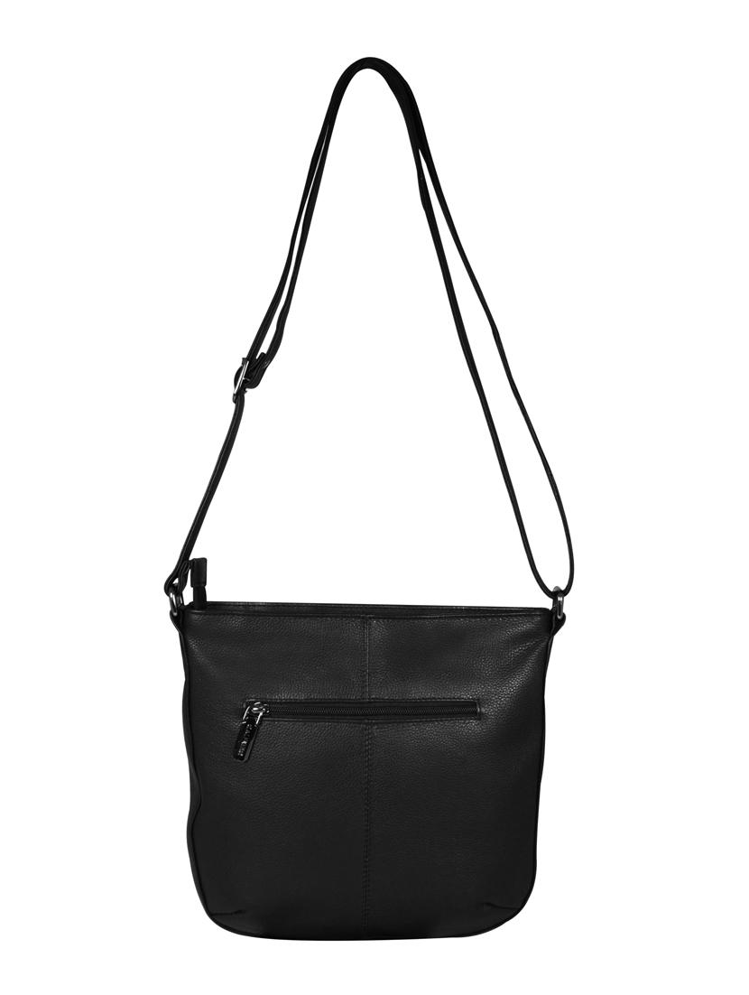 black leather regular sling bag - 16526407 - Zoom Image - 2