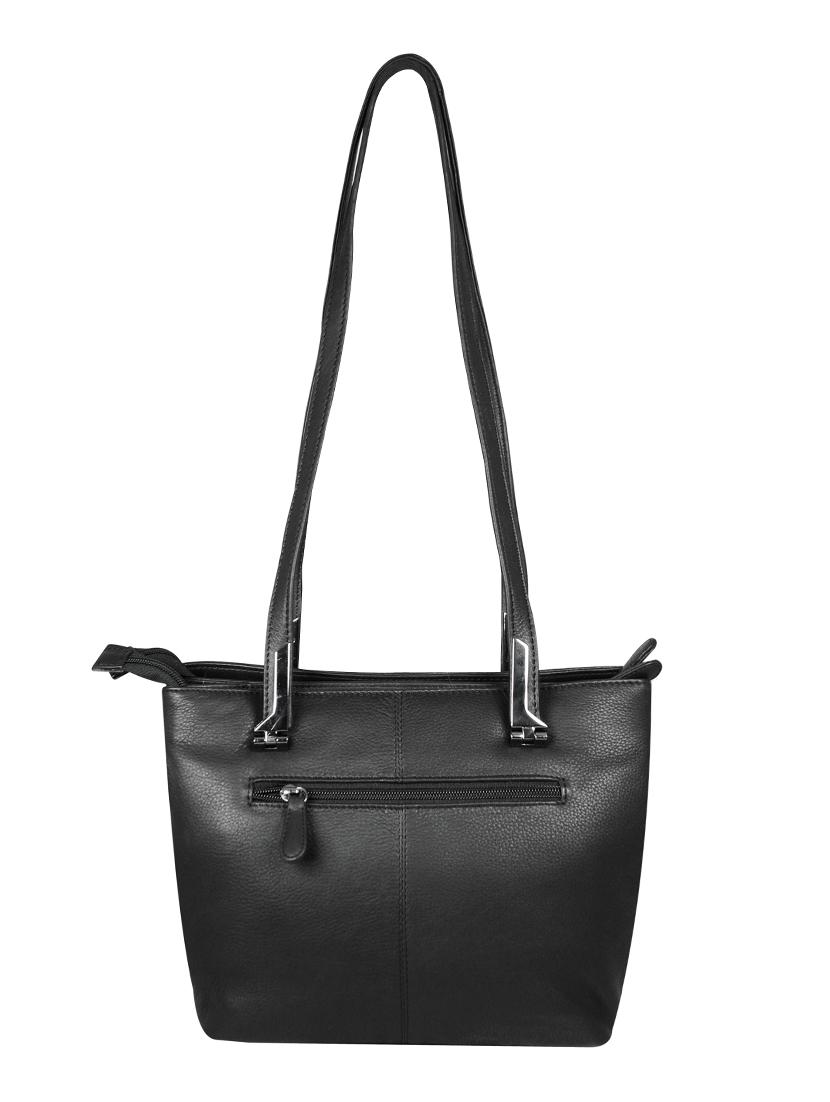 black leather regular handbag - 16526423 - Zoom Image - 2