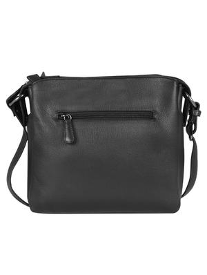 black leather regular sling bag - 16526429 - Standard Image - 2