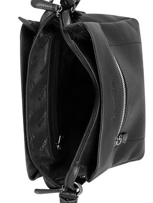 black leather regular sling bag - 16526429 - Standard Image - 3