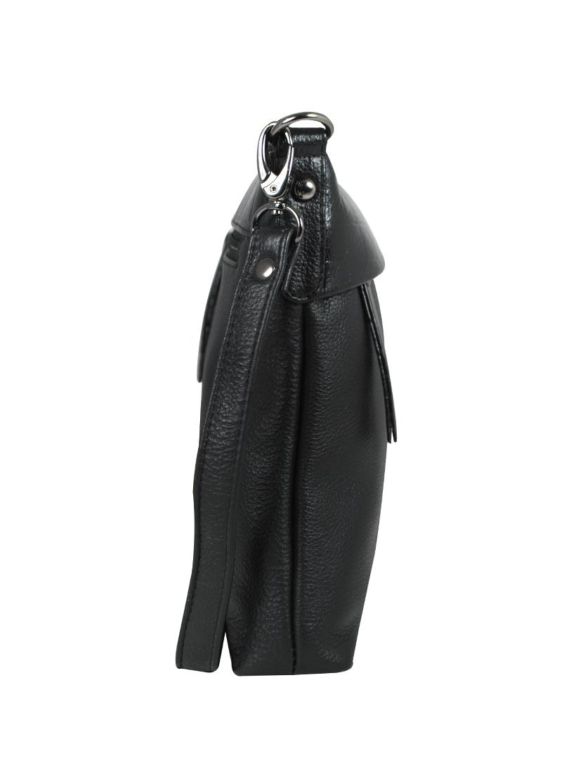black leather regular sling bag - 16526433 - Zoom Image - 4