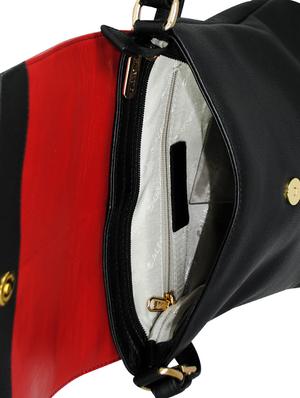 black leather regular sling bag - 16526436 - Standard Image - 3