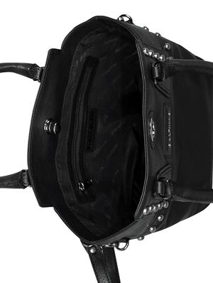 black leather regular handbag - 16526439 - Standard Image - 3