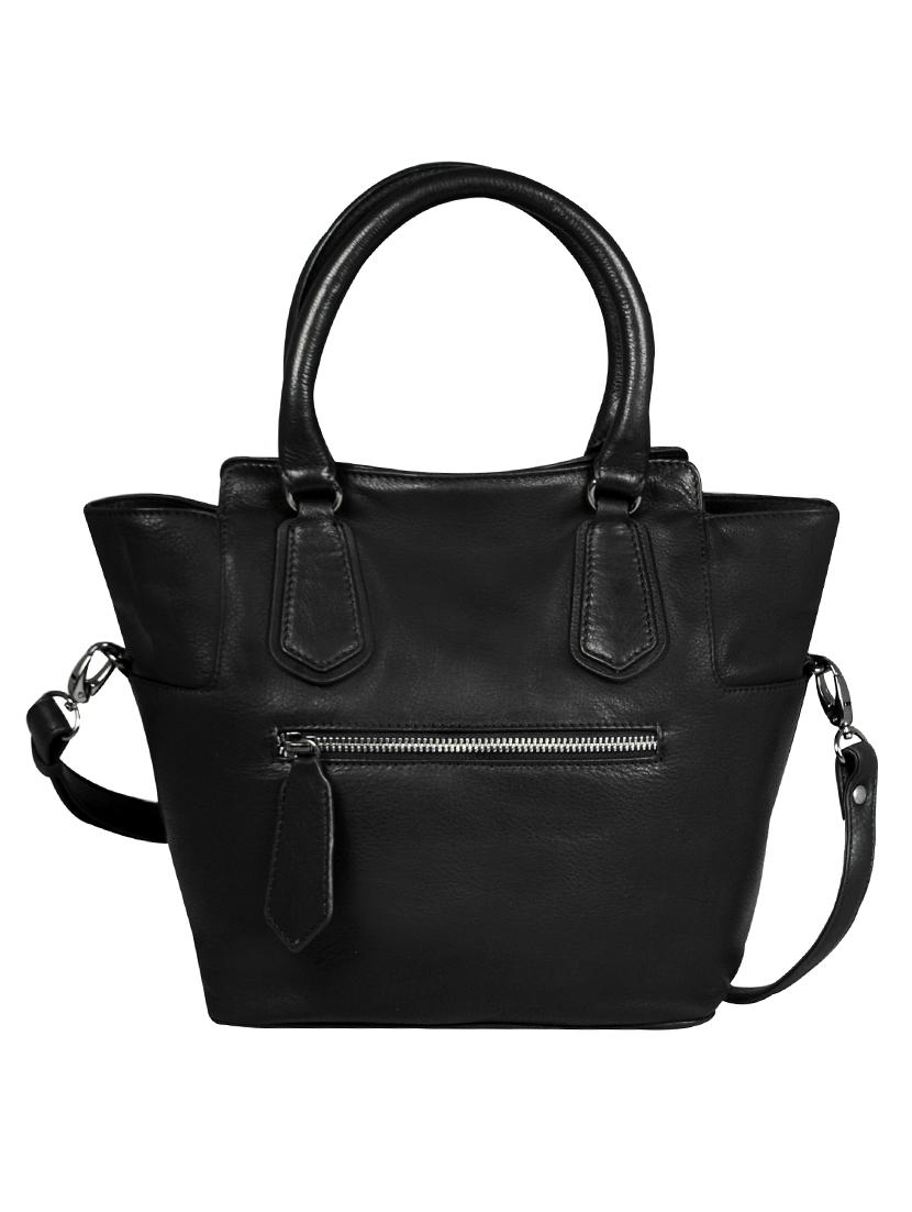 black leather regular handbag - 16526439 - Zoom Image - 2