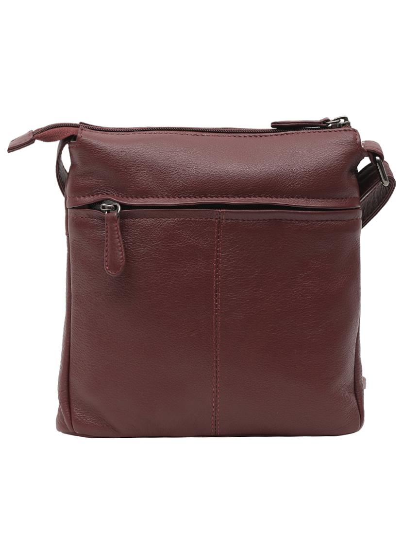 brown leather regular sling bag - 16526447 - Zoom Image - 2