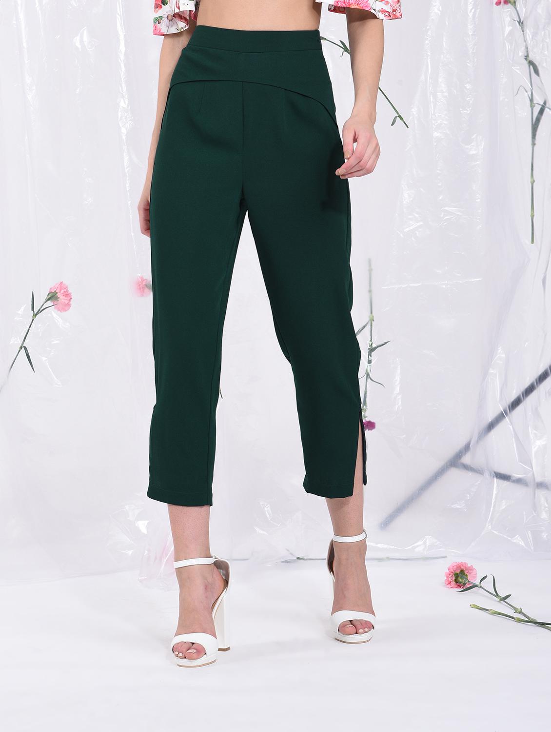 high rise solid trouser - 16526494 - Zoom Image - 1