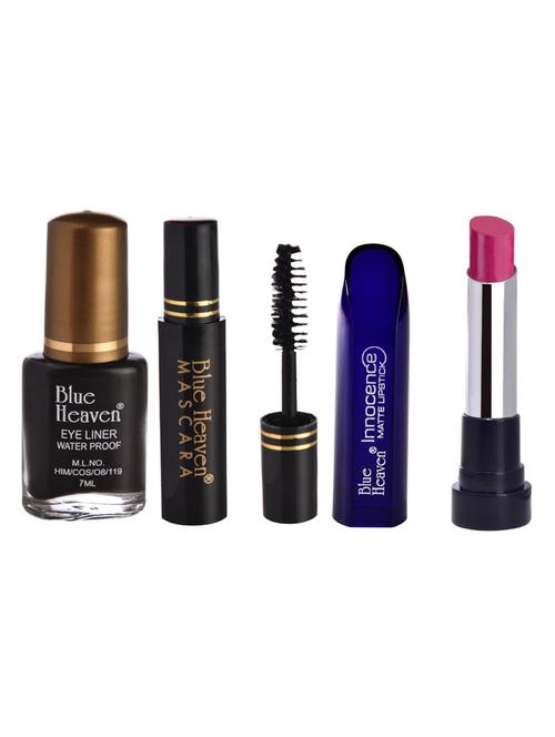 blue heaven eyeliner,mascara & matte lipstik combos - 16527361 - Standard Image - 1