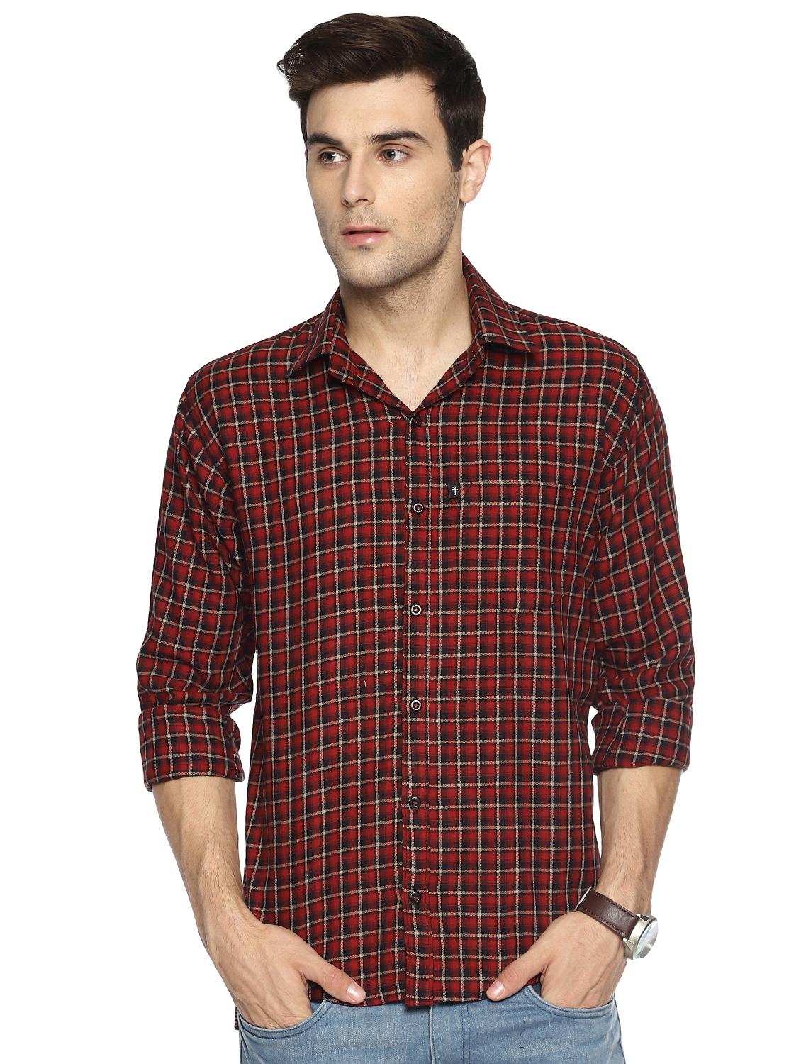 red checkered casual shirt - 16527479 - Zoom Image - 1