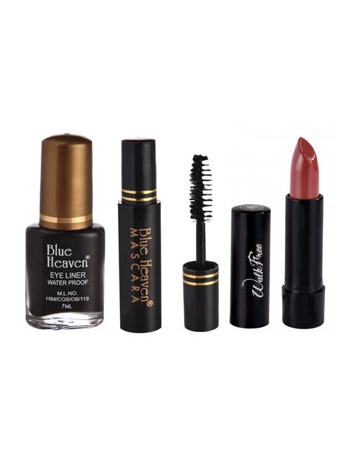 blue heaven eyeliner,mascara & matte lipstik combos - 16527624 - Standard Image - 1