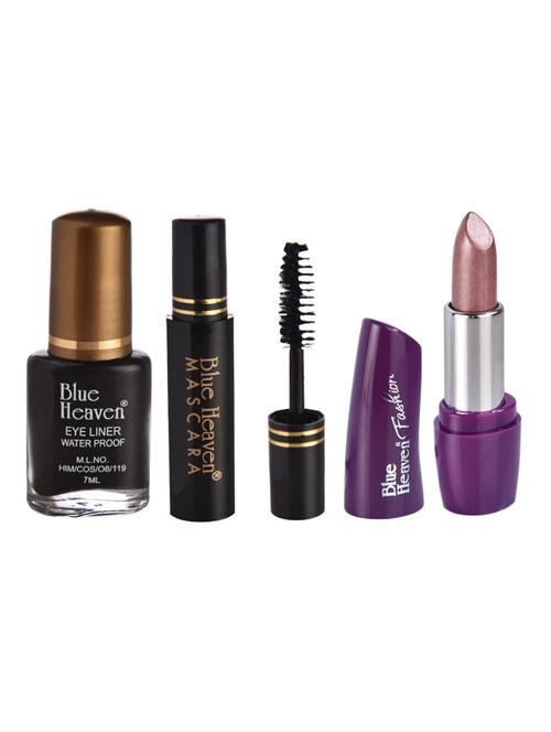 blue heaven eyeliner,mascara & matte lipstik combos - 16527792 - Standard Image - 1
