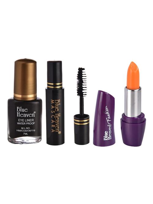 blue heaven eyeliner,mascara & matte lipstik combos - 16527805 - Standard Image - 1