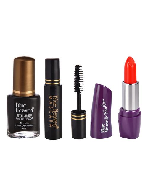 blue heaven eyeliner,mascara & lipstick combos - 16527808 - Standard Image - 1