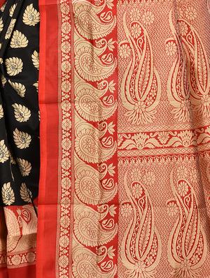 half & half banarasi saree - 16528283 - Standard Image - 3
