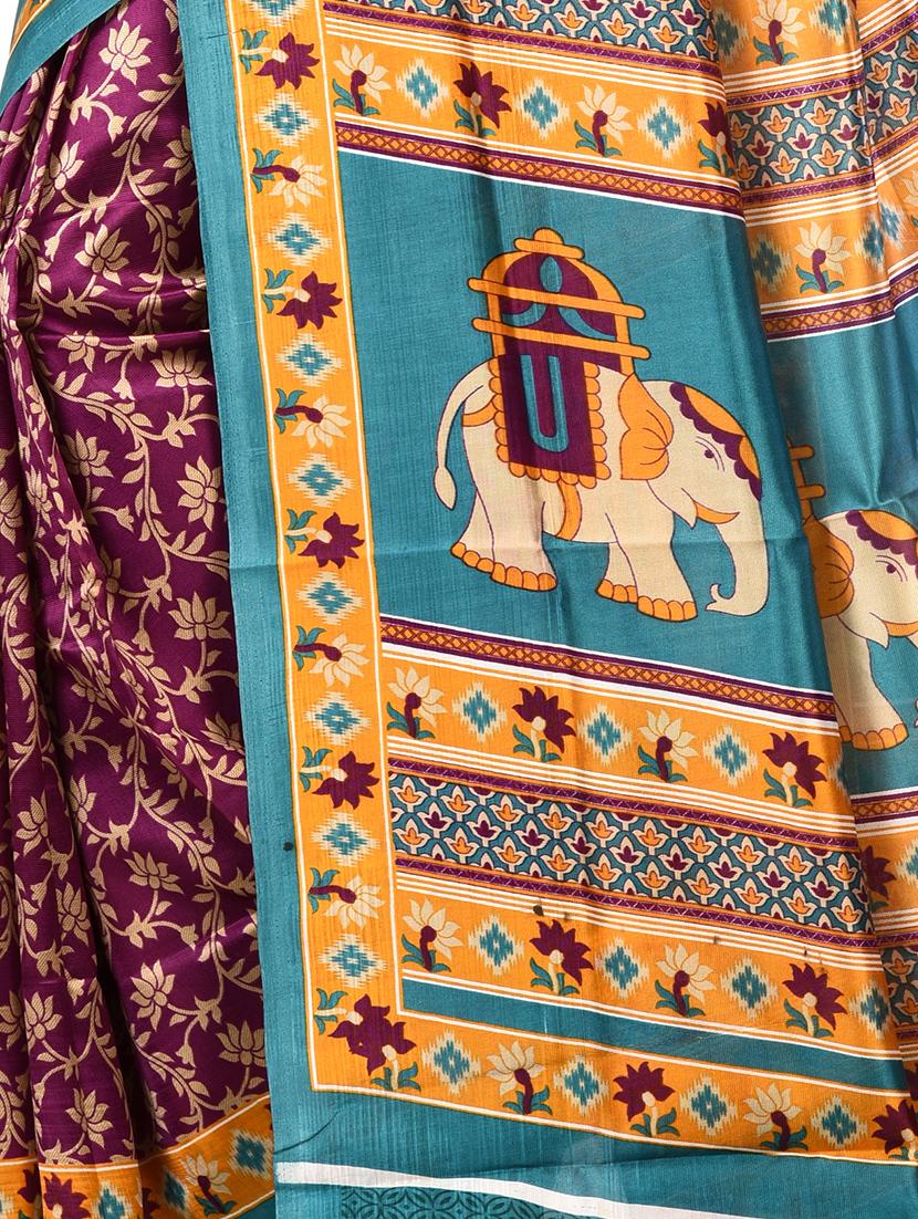 conversational half & half saree - 16528309 - Zoom Image - 3