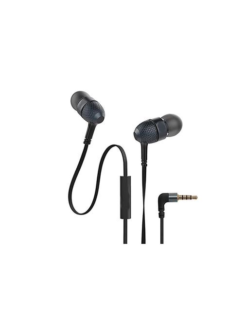 black made to fit you and your lifestyle, providing a smooth grip for an extra secure comfortable ears passive noise cancellation feature enables users enjoy listening music in chaotic noisy environment, it also receive calls onthego crafted with care, the polished metal ensures its longevity, tanglefree cable is lightweight features userfriendly controls easy functioning headphones & speaker - 16528677 - Standard Image - 1