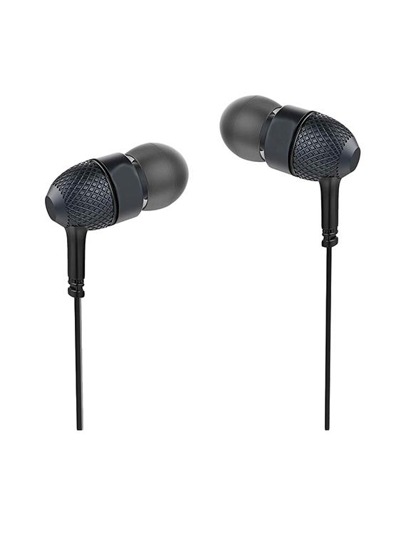 black made to fit you and your lifestyle, providing a smooth grip for an extra secure comfortable ears passive noise cancellation feature enables users enjoy listening music in chaotic noisy environment, it also receive calls onthego crafted with care, the polished metal ensures its longevity, tanglefree cable is lightweight features userfriendly controls easy functioning headphones & speaker - 16528677 - Zoom Image - 2