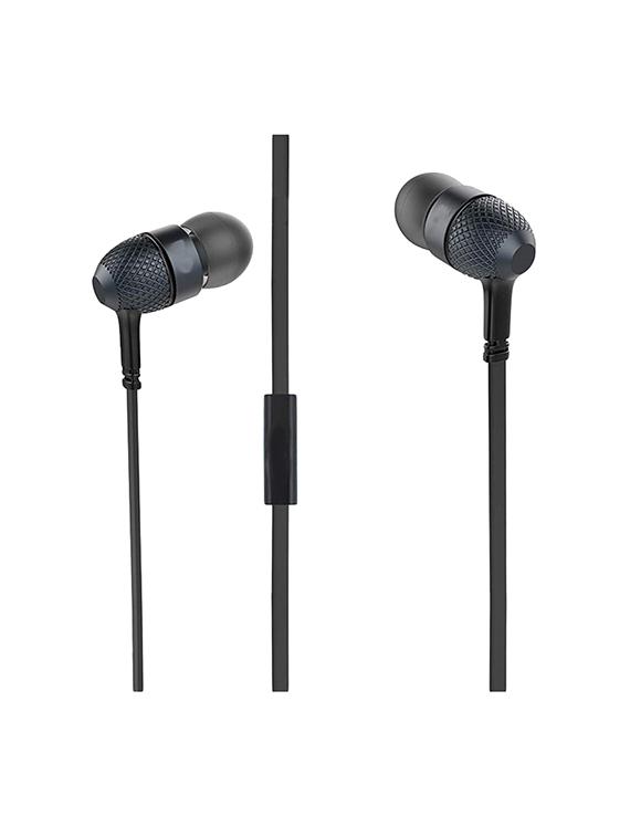 black made to fit you and your lifestyle, providing a smooth grip for an extra secure comfortable ears passive noise cancellation feature enables users enjoy listening music in chaotic noisy environment, it also receive calls onthego crafted with care, the polished metal ensures its longevity, tanglefree cable is lightweight features userfriendly controls easy functioning headphones & speaker - 16528677 - Zoom Image - 4