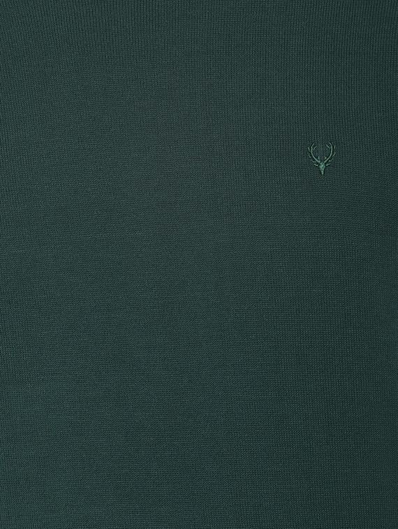 green solid pullover - 16529171 - Zoom Image - 4