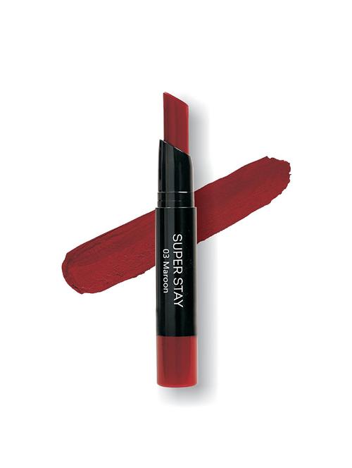 me-on maroon matte super stay lipsticks - 16529940 - Standard Image - 1
