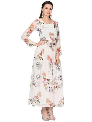 floral printed a-line kurta - 16530012 - Standard Image - 2
