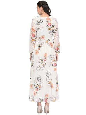 floral printed a-line kurta - 16530012 - Standard Image - 3
