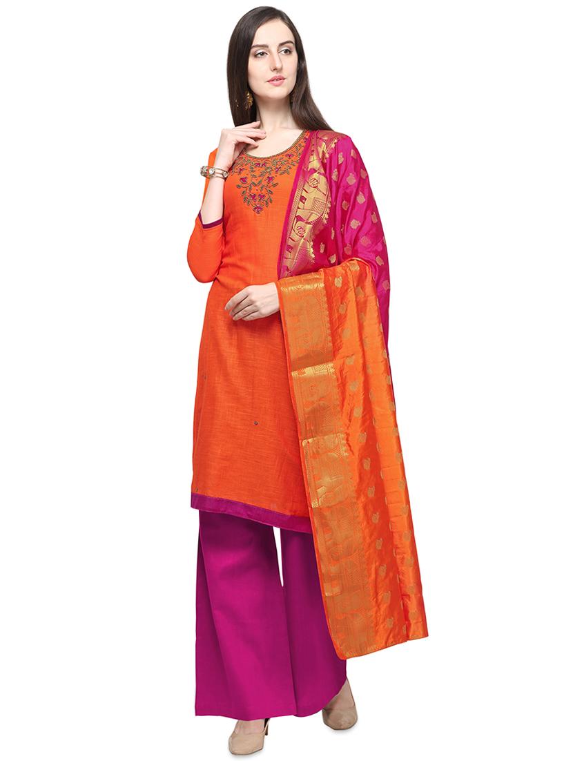 palazzo suits unstitched suit - 16530434 - Zoom Image - 1