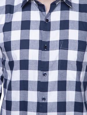 blue checkered formal shirt - 16530851 - Standard Image - 5