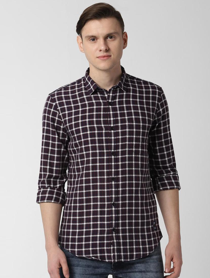 red checkered casual shirt - 16531126 - Zoom Image - 1