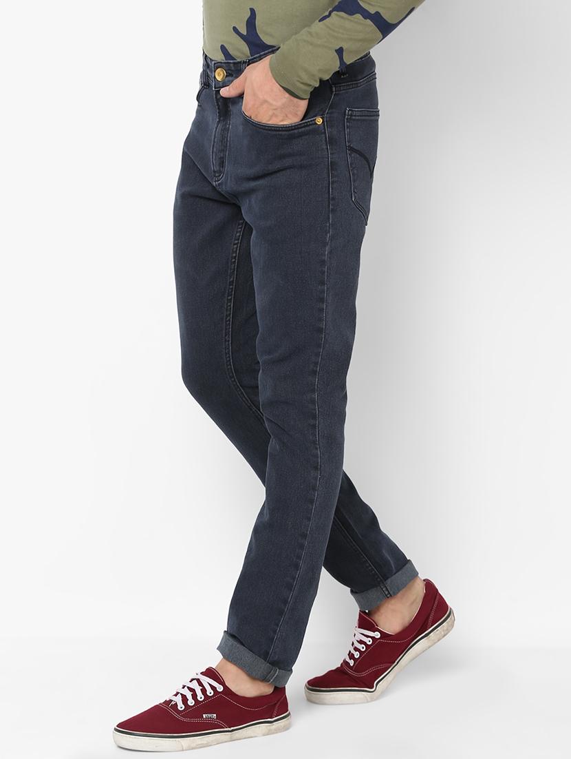 grey plain denim jeans - 16531229 - Zoom Image - 2