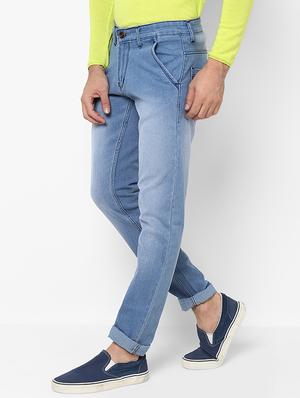 light blue heavy washed denim jeans - 16531236 - Standard Image - 2