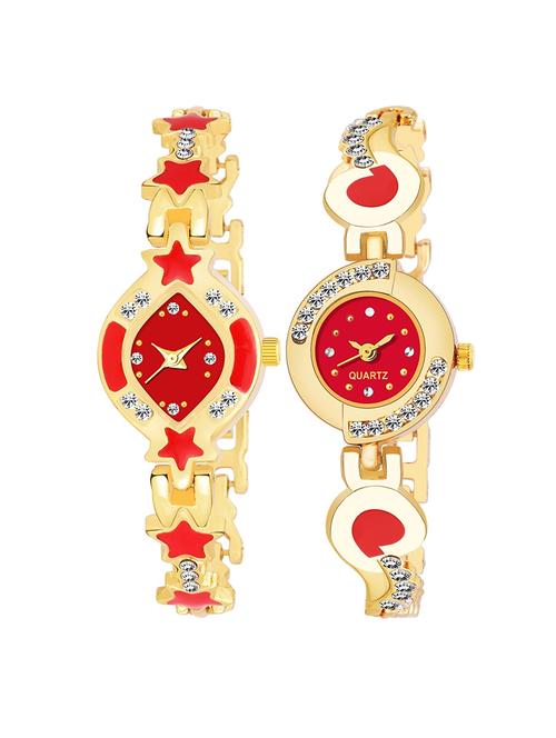 kajaru set of 2 analog watch combos(l_968_905) - 16531483 - Very Small Image - 1