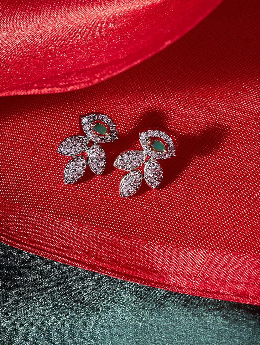 gold metal studs earring - 16532403 - Zoom Image - 1