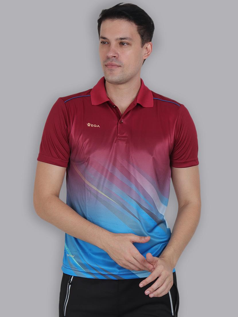 maroon printed t-shirt - 16532718 - Zoom Image - 1