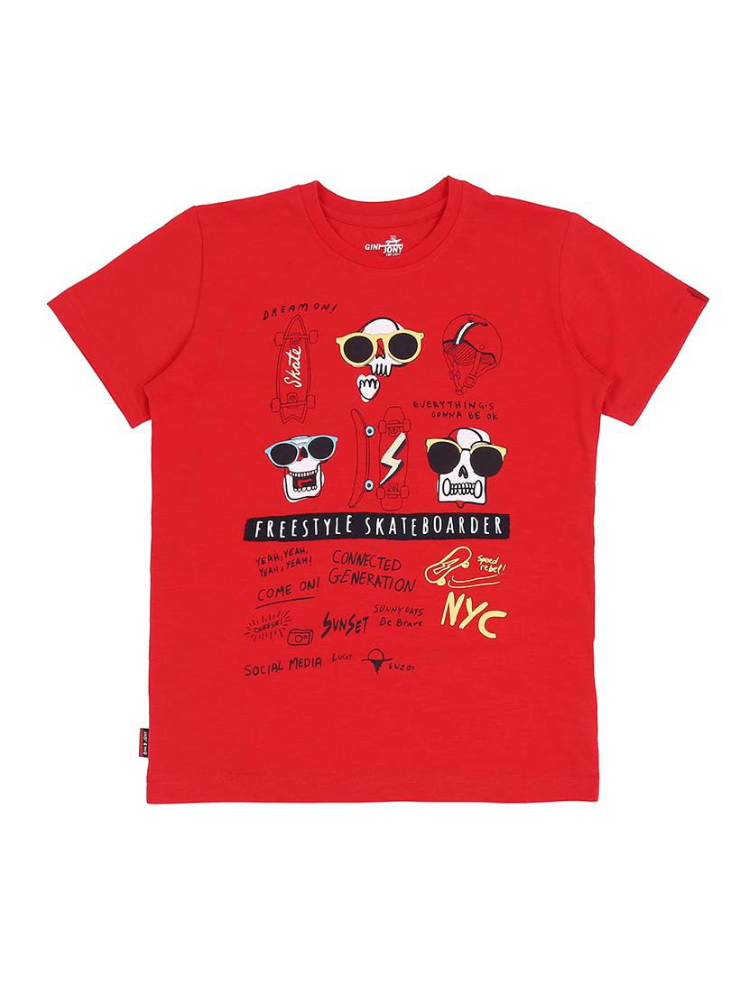 red cotton tshirt - 16532927 - Zoom Image - 1