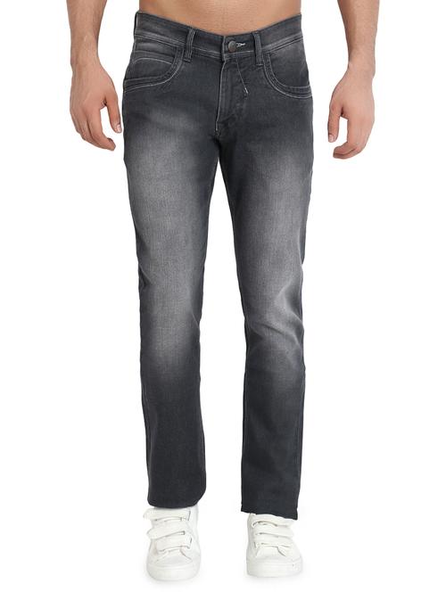 grey heavy washed jeans - 16534015 - Standard Image - 1