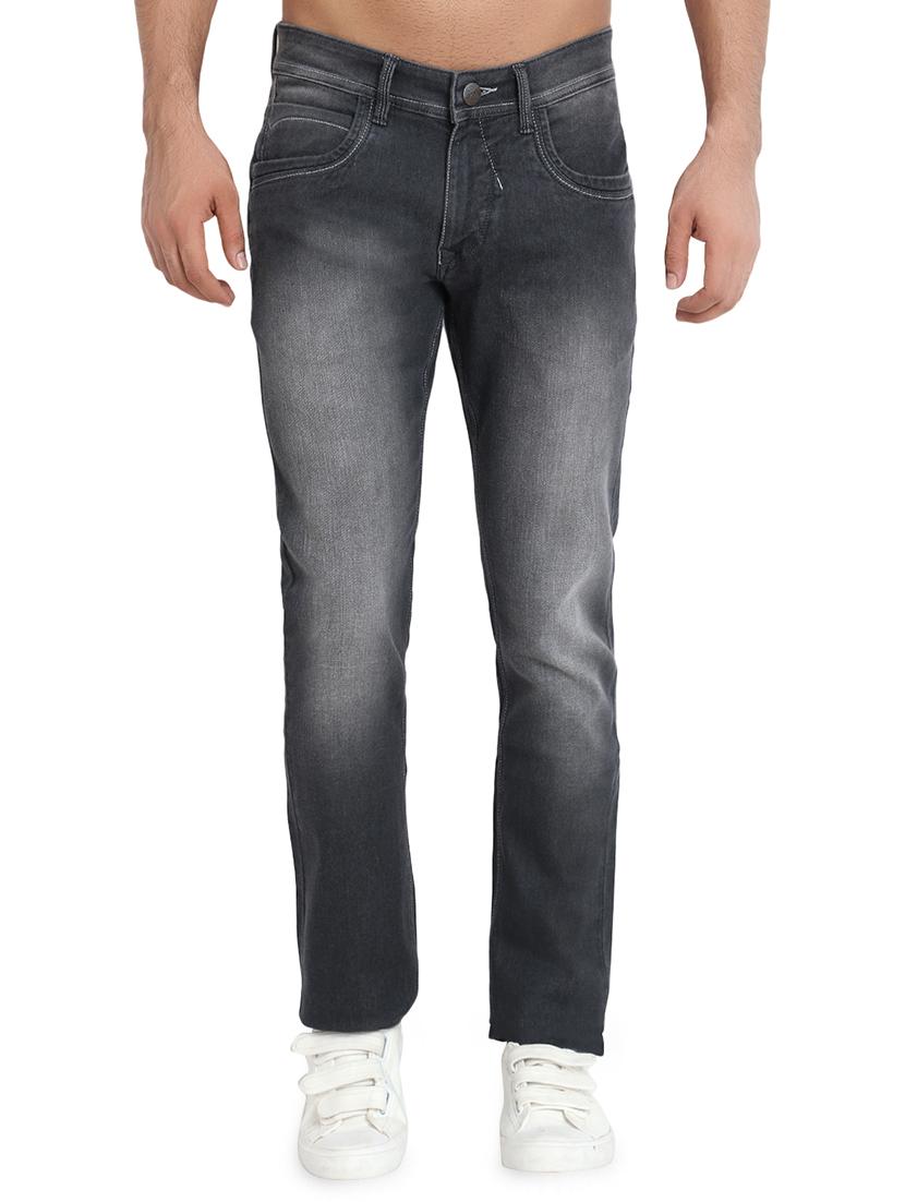 grey heavy washed jeans - 16534015 - Zoom Image - 1