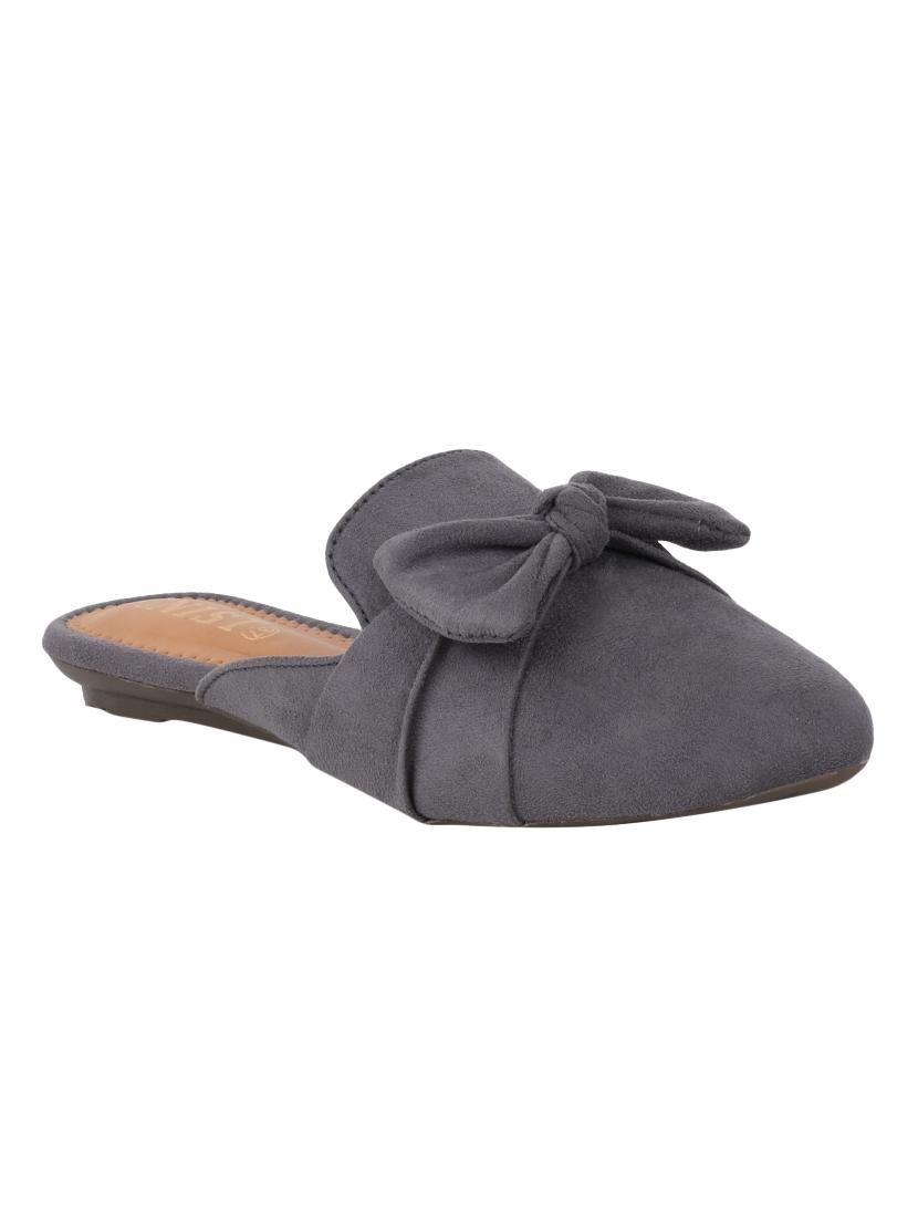 grey slip on mules - 16534327 - Zoom Image - 1